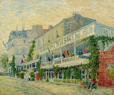 Restaurant de la Sirene at Asnieres, 1887 by Vincent van Gogh